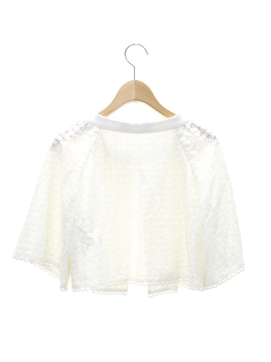 新品未使用✨】エムズグレイシー フラワーモチーフ付き7分袖