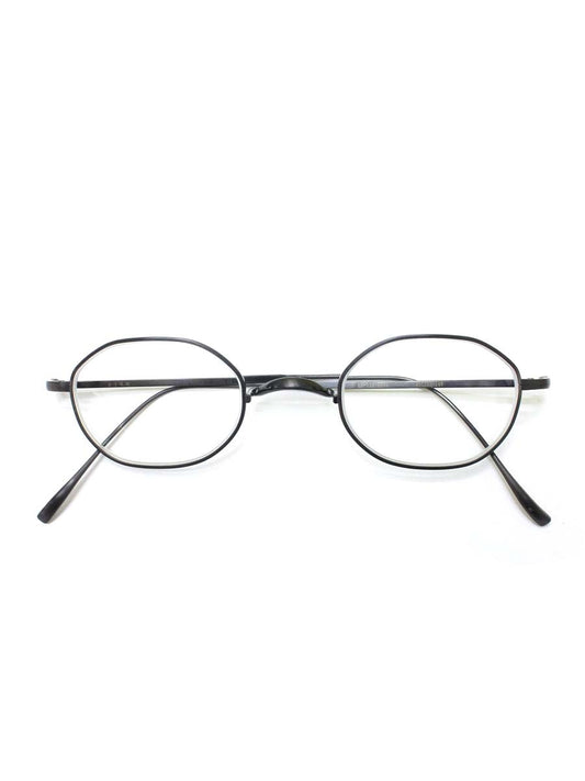 金子眼鏡 VINTAGE KV-111 眼鏡 メガネ ブラック オーバル フルリム メタルフレーム ITIQBDG6GPHN 【SALE】