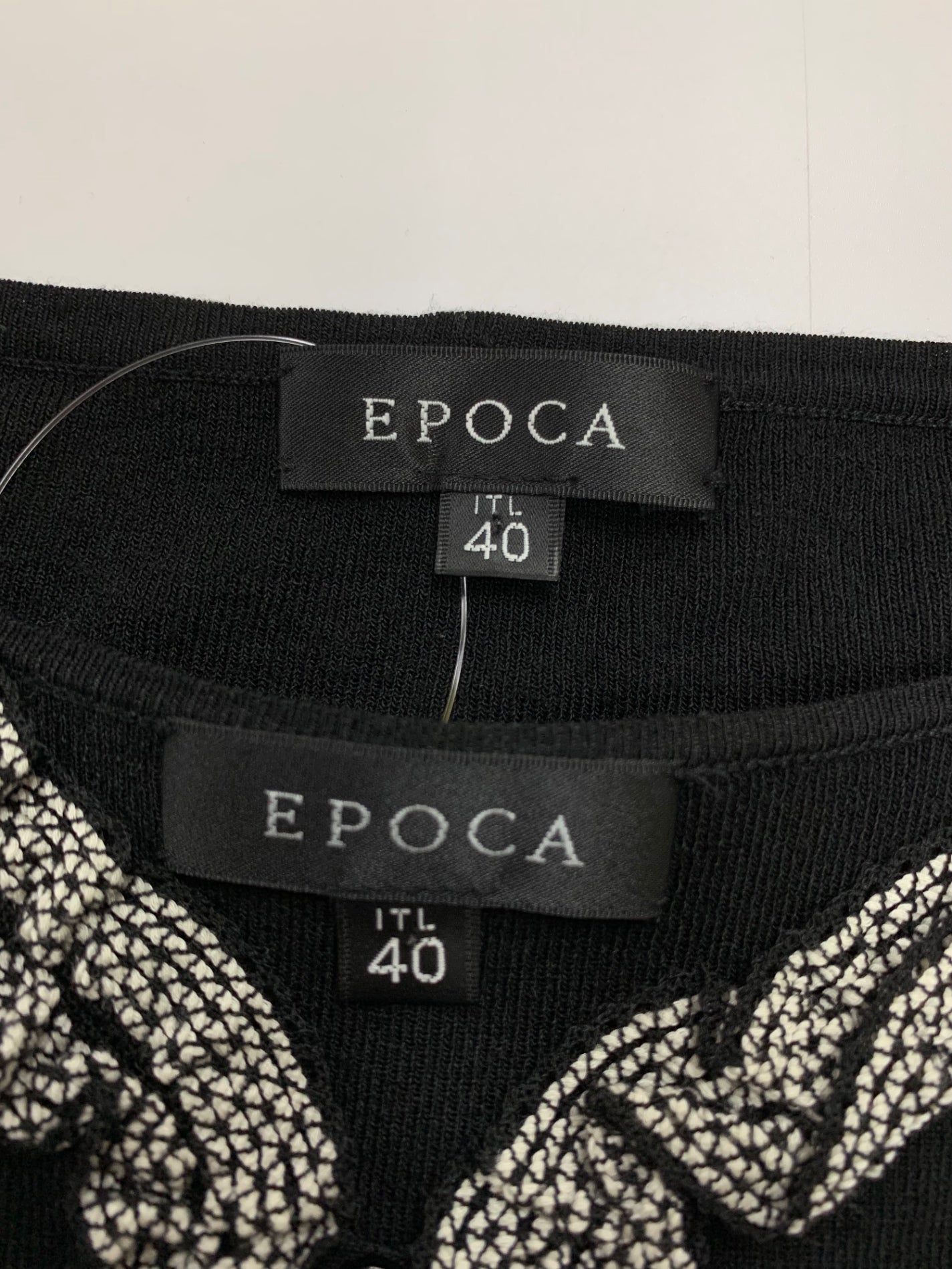 エポカ KVB04-818-09/KVB73-818-09 アンサンブル 40 ブラック フリル IT2P8LJ2TO3C