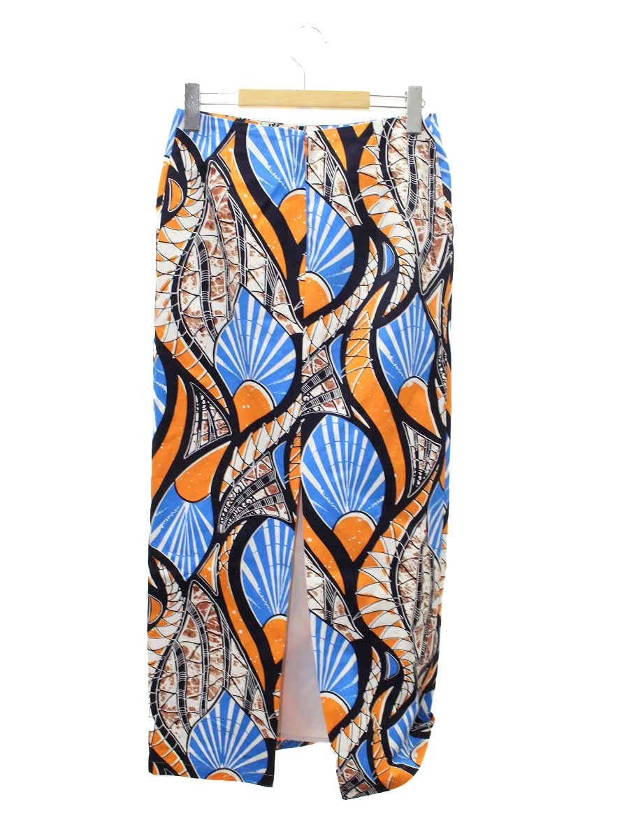 アダムエロペ アフリカンプリントスカート GAC-02190 スカート 36 マルチカラー 22SS IT8GXPFBCSV4