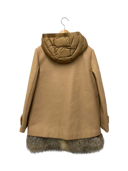 モンクレール FENELON GIUBBOTTO FENELON JACKET A2-093-49715-10 1 キャメル フォックスファー ダウンジレ ITF6W5PXV9WI