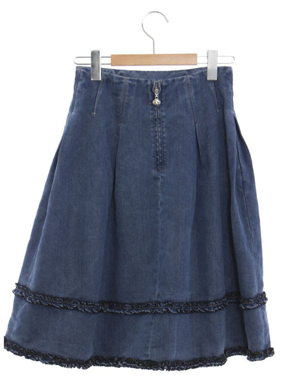 エムズグレイシー 817534 スカート 36 ブルー Lady Denim Skirt ITHK4ZBQ941E