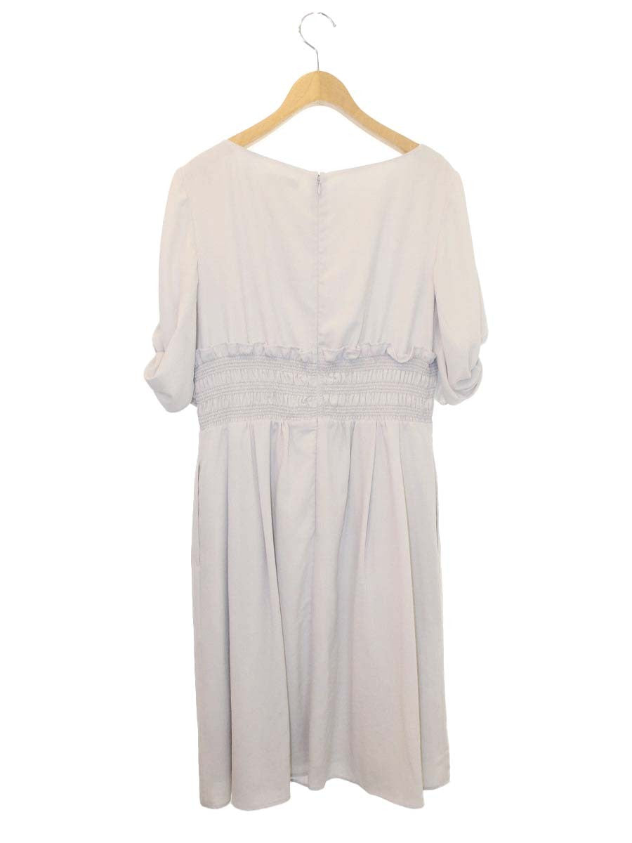 トッカ OPTOKM0450 ワンピース 4 グレー ウエストギャザー パフスリーブ ITLKK9VNMJOK