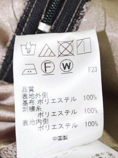 トッカ SKTUBW0325 スカート 0 ベージュ/ブラック フラワーモチーフ レース IT6620NPP2SG