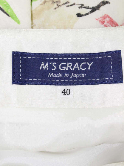 エムズグレイシー 女の子とキュートモチーフスカート 417125 40 ベージュ IT2AP5FRT9MC