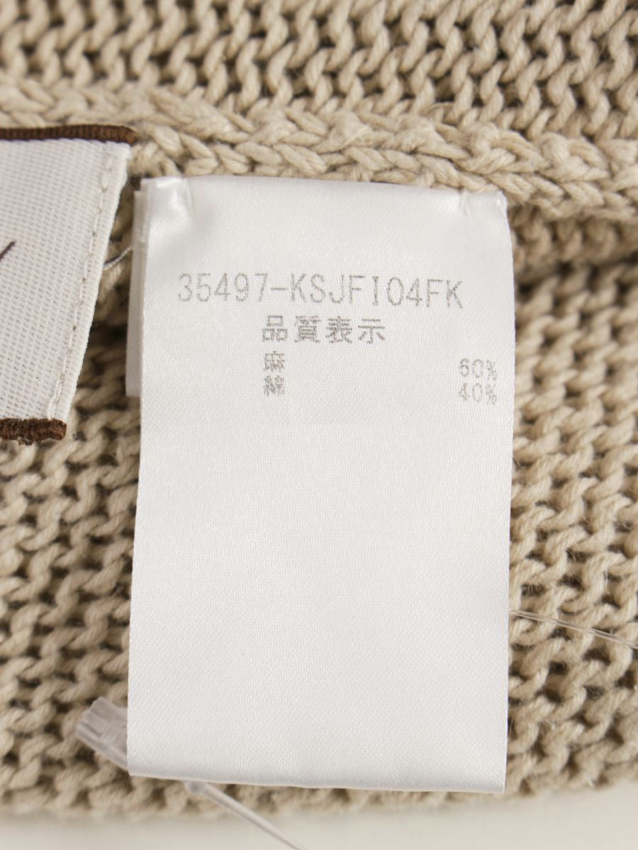 フォクシーブティック Beach Coat 35497 カーディガン ベージュ ロング
