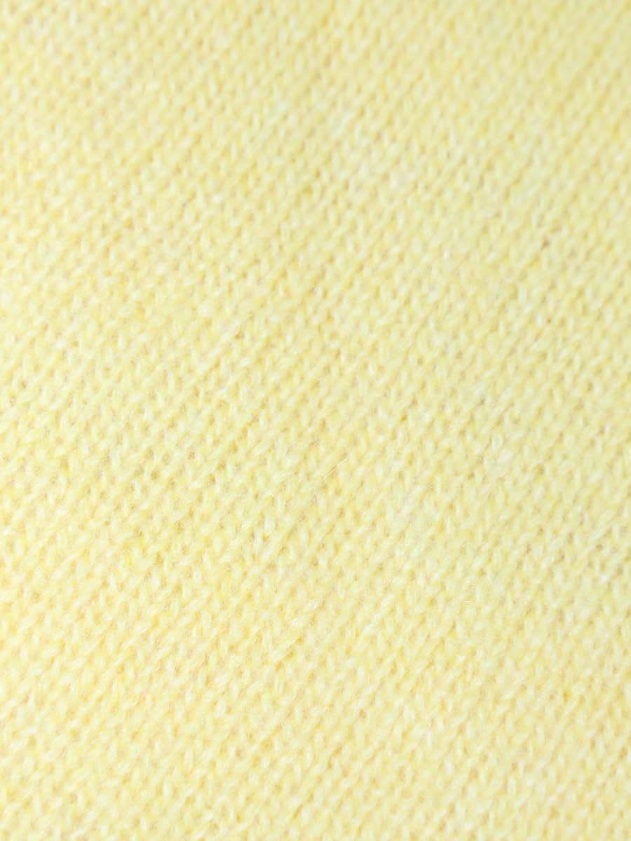 ブラミンク 7913-106-0187 ニットセーター 36 イエロー カシミヤ混 IT0282DUIEPO