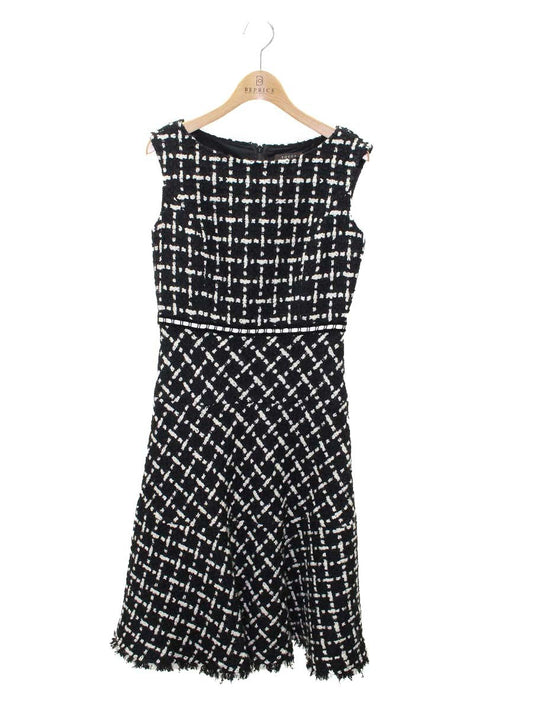 トッカ COCO ドレス OPTOKW0400 ワンピース 0 ブラック ツイード IT3KLR2M0B04