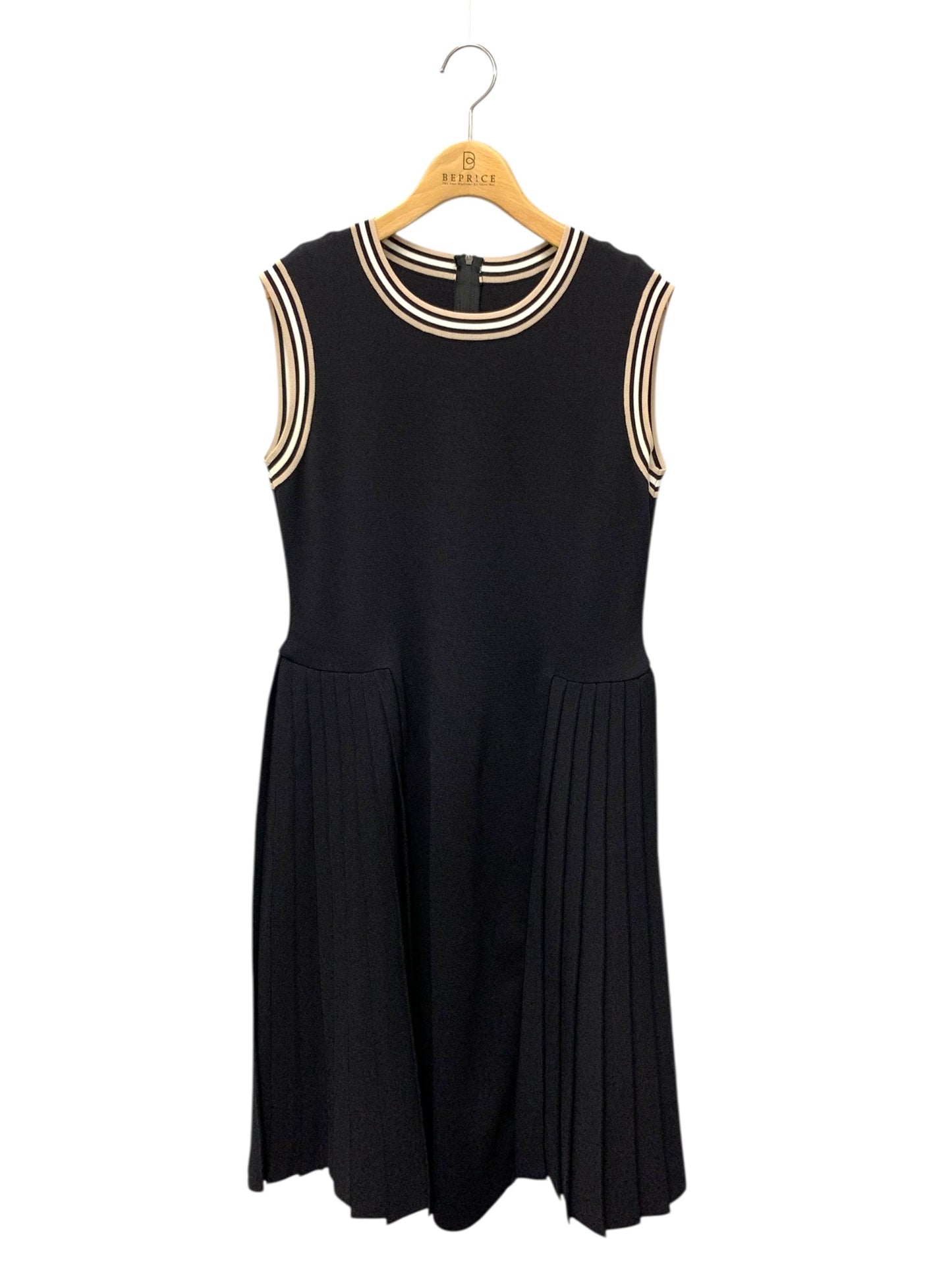 フォクシーブティック Knit Dress Cecile 44411 ワンピース 40 ブラック ニット ストレッチ ITIQENEJDWWW