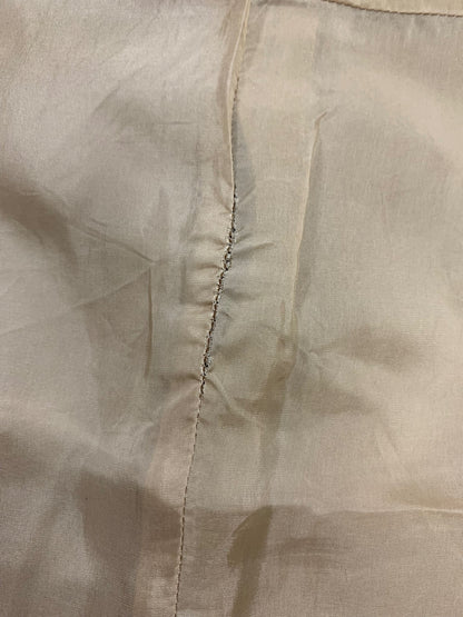 エムズグレイシー スウェードタッチジップアップジャケット 214521 38 ベージュ フリル ITGDKB6VDERW