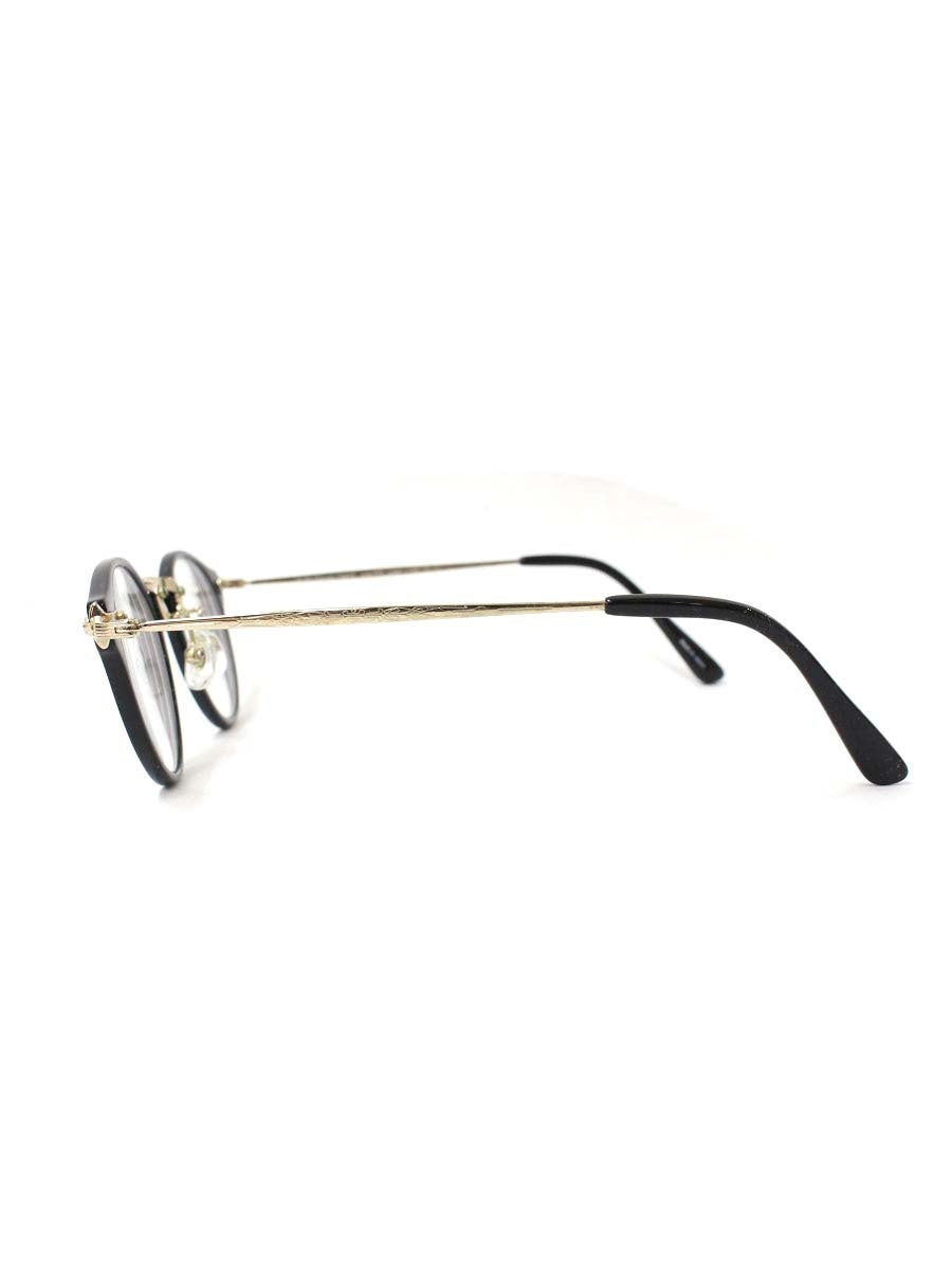 オーマイグラス東京 omg-025 眼鏡 ブラック ゴールド メガネ Luke C-1-14 ITQQO8C0QZB0 【SALE】