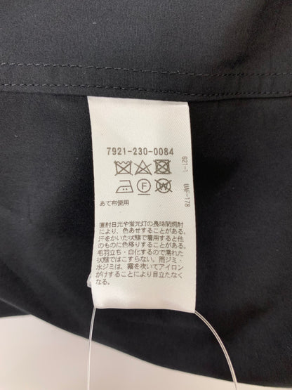 ブラミンク 7921-230-0084 シャツ 38 ブラック クルーネック バックジップ IT15FTUWZCAZ