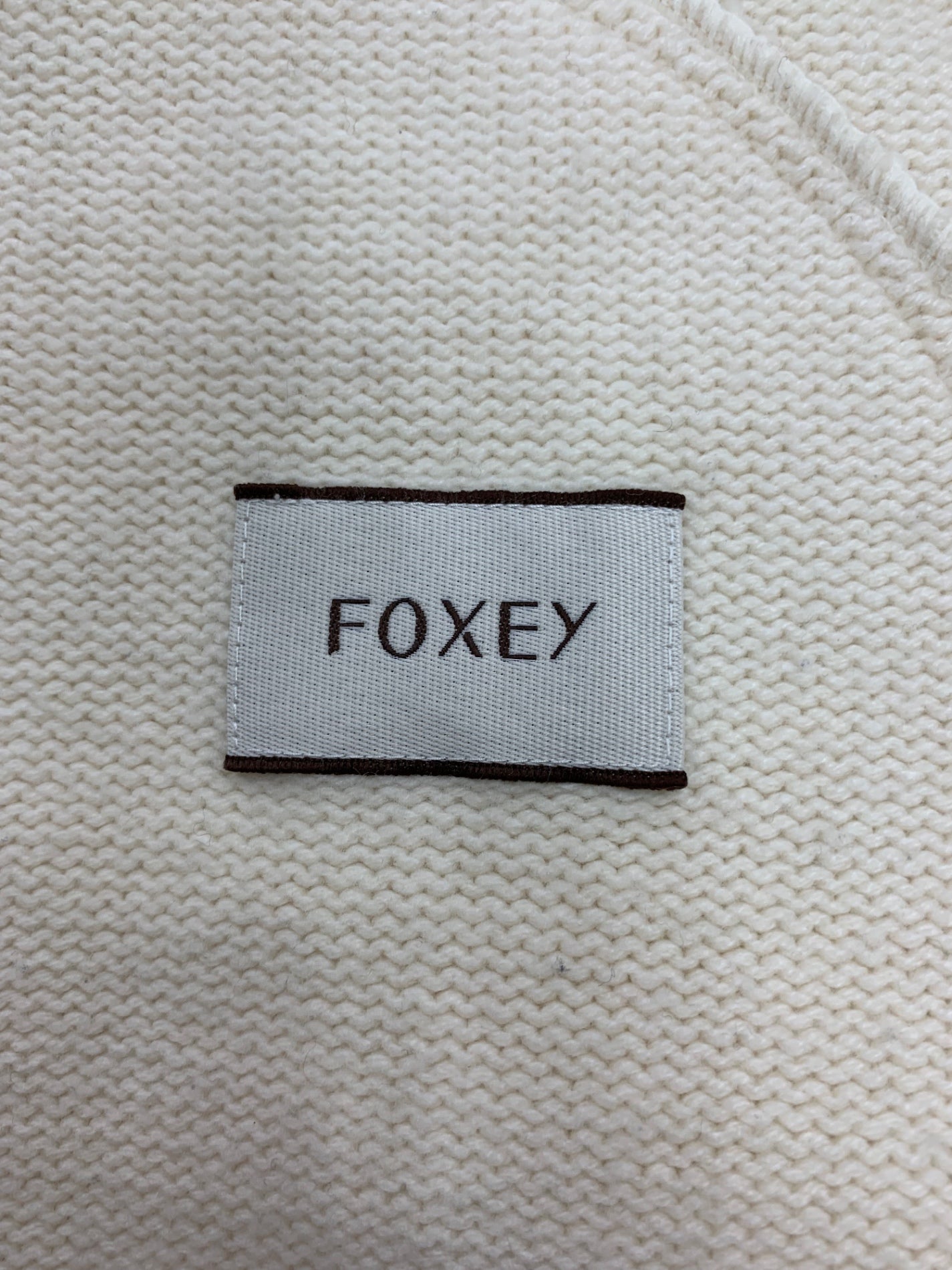 フォクシーブティック Hoodie Cashmerew 39681 カーディガン F ホワイト ITA77TLCYSXG