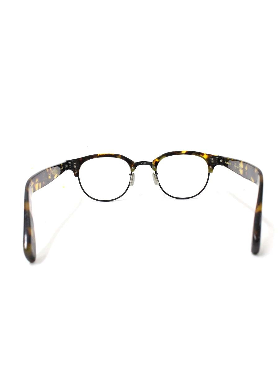 アイヴァン7285 645 メガネ ブラック ブラウン コンビフレーム フルリム サーモント ボストン(パント) ITP24RIAU870