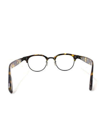 アイヴァン7285 645 メガネ ブラック ブラウン コンビフレーム フルリム サーモント ボストン(パント) ITP24RIAU870