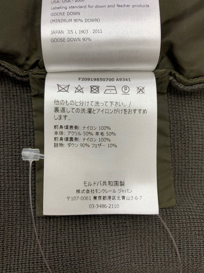 モンクレール CARDIGAN TRICOT F20919B50700 A9341 ダウンジャケット L カーキグリーン ニット ITEHK7J122PY