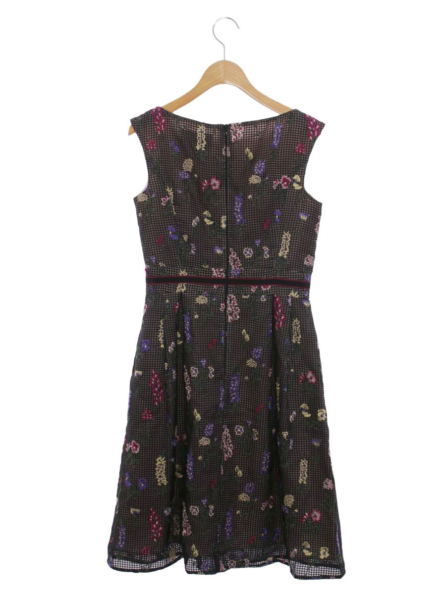 トッカ BOTANIC ARCHIVE OPTOHW0300 ワンピース 0 ブラック フラワーモチーフ ITAE1SESJ7OA 【SALE】