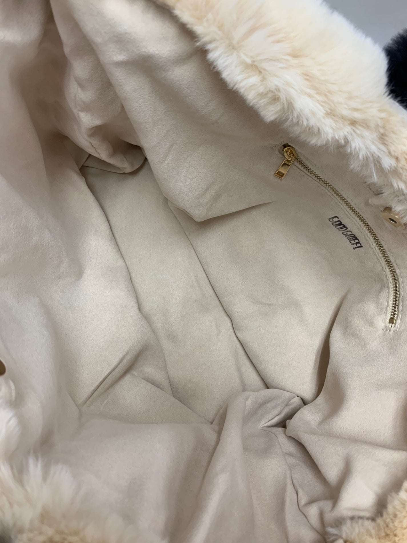 グッドグリーフ  FUR TOTE BAG LARGE アイボリー L'Appartement ITKNGMPBDUWA