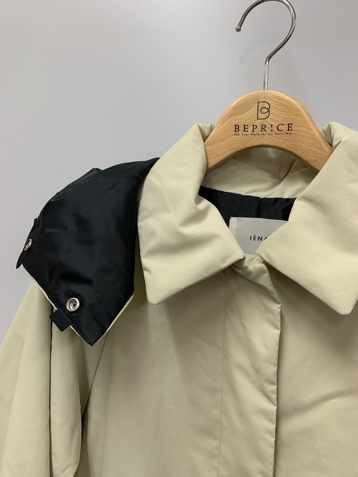 イエナ 23-020-900-6001-4-0 コート 36 ベージュ 中綿 リブ ITCKA8RDDBGL