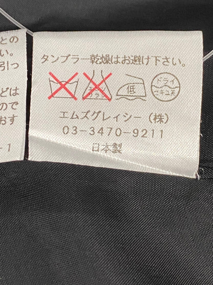 エムズグレイシー 427713 スカート 36 ブラック 刺繍 フラワーモチーフ ITIXDOWTL2N4