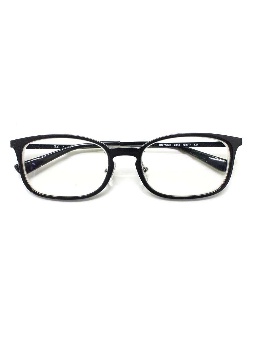レイバン OPTICS RB7182D メガネ ブラック コンビフレーム フルリム スクエア ITIHY0NMYWD0