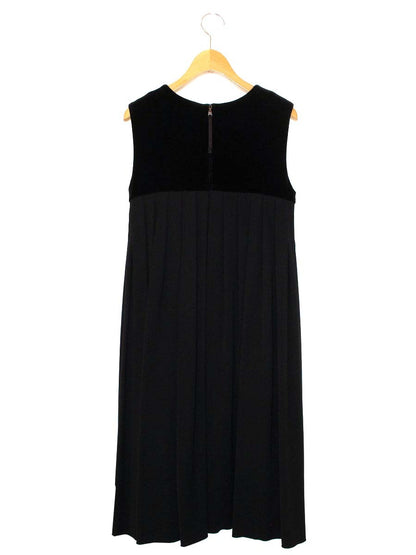 ベロアノワール by フォクシーニューヨーク 38288 ワンピース 38 ブラック Back Tuck Dres IT4LGFNPACJ0