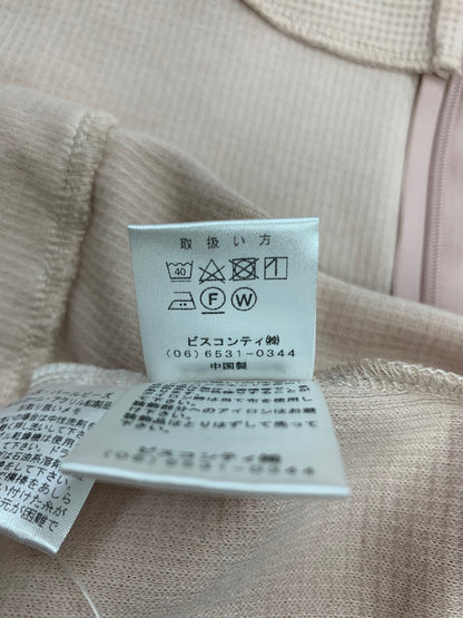 ギャラリービスコンティ 1171023 トップス 3 ピンク 花ブローチ レース タグ付き IT9FSSUKNJ08