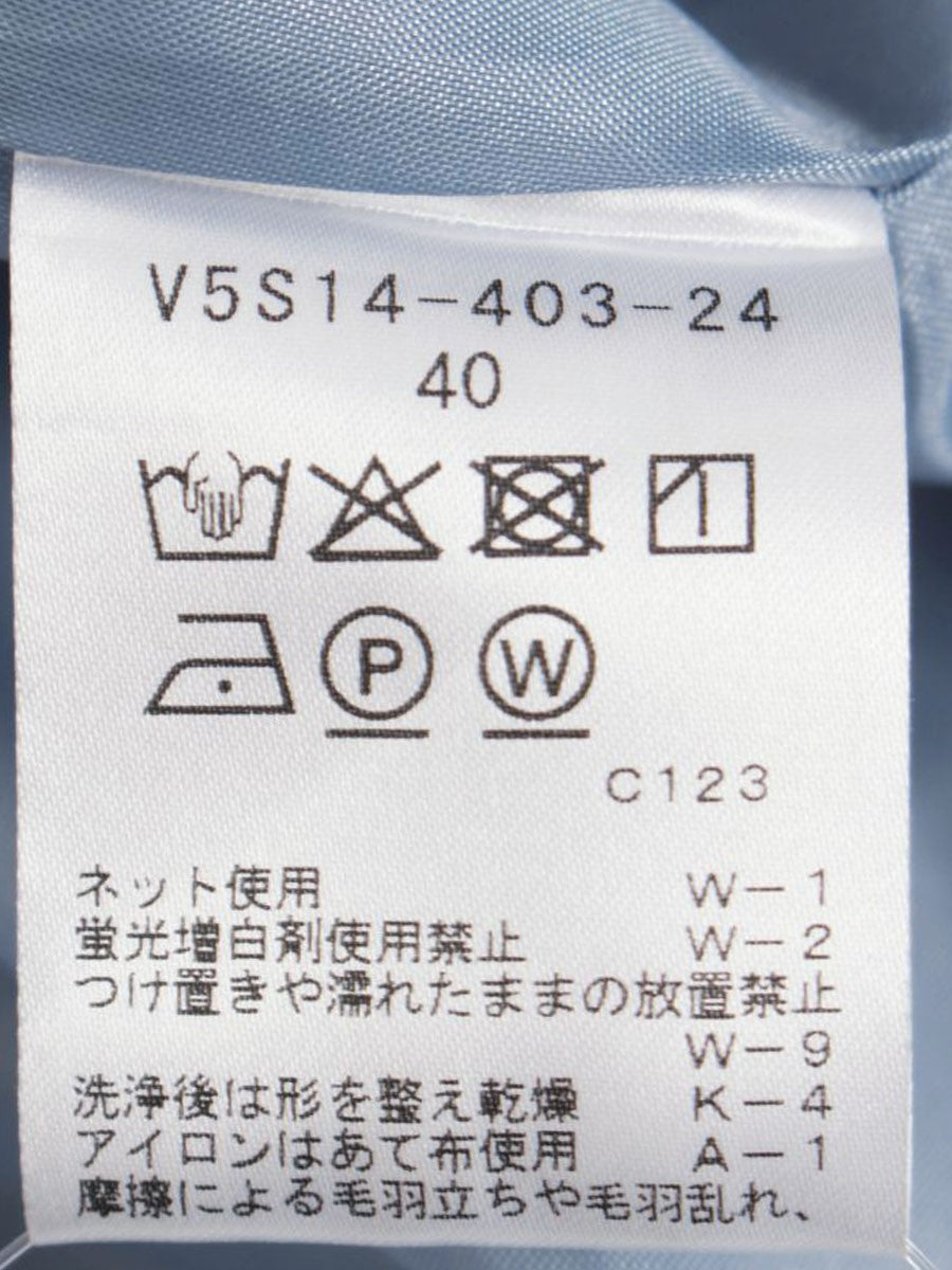 アマカ フラワージャガードスカート V5S14403 40 ブルー ITB0OQJ198EM