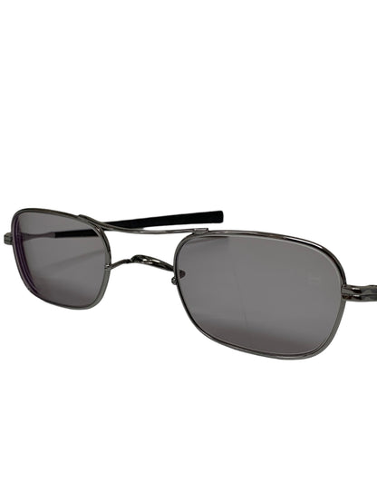 ルノア ダブルブリッジ 306 メガネ シルバー メタルフレーム フルリム ボストン IT3FQ99L1T1H