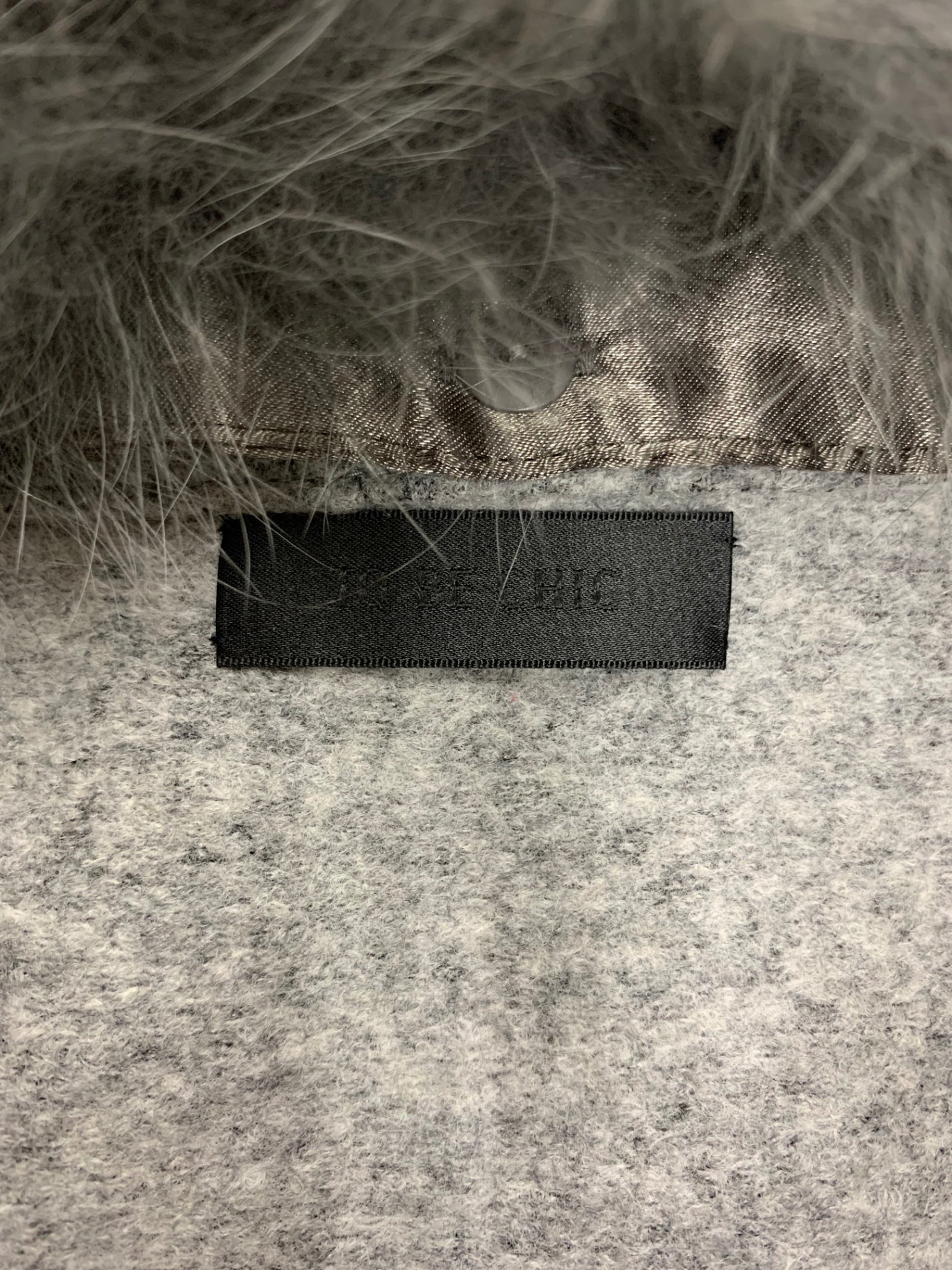 トゥービーシック ZKA23-953-07 コート グレー ショート フォックス レッキスラビット ファー 2way IT24TM55C0XN