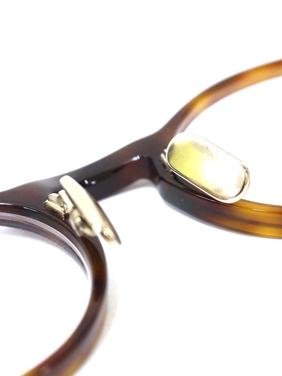 オージーバイオリバーゴールドスミス PRO メガネ ブラウン ウェリントン べっ甲柄 IT377TO5S5AP
