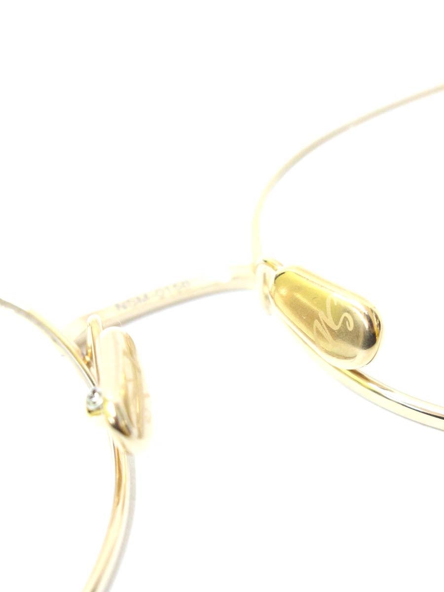 ネイティブサンズ Roy 47 メガネ ゴールド チタンフレーム ストロベリーシェイプ ITNVCR8EI76K