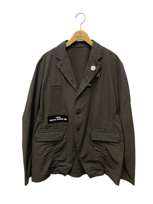 アンダーカバー Co強撚ツイルバッジ刺繍パッカリングJKT UP2E4102-1 ジャケット 2 カーキ ITZ71ZT8QULQ