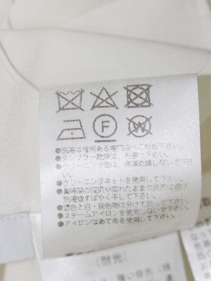 フォクシーブティック 39712 ブラウス 40 ホワイト バイカラー ボウタイ IT67ZRYKKAWO