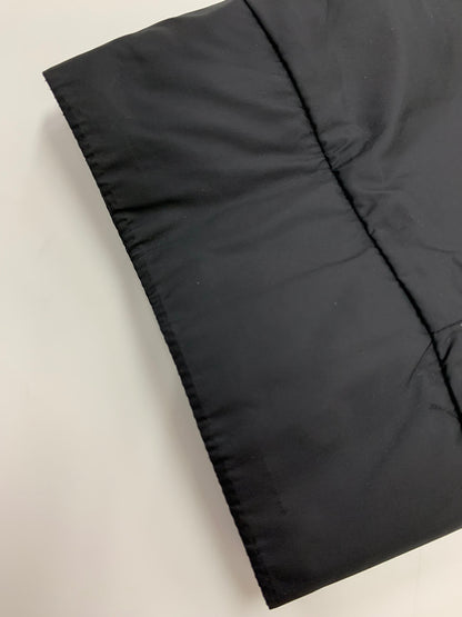 エスマックスマーラ コート 42 ブラック ストライプ リバーシブル ラメ フード ITW11WR4BDPH