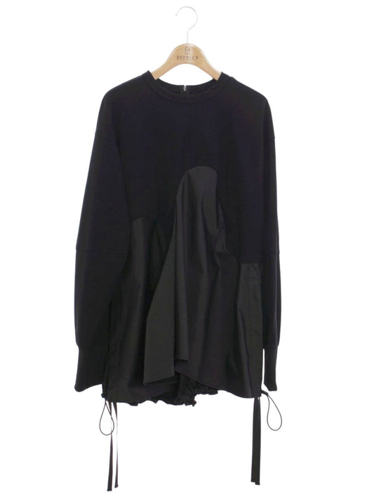 アンスリード 522452702101-01 スウェット 38 ブラック 異素材ミックス ITZJ0R8AF9OU