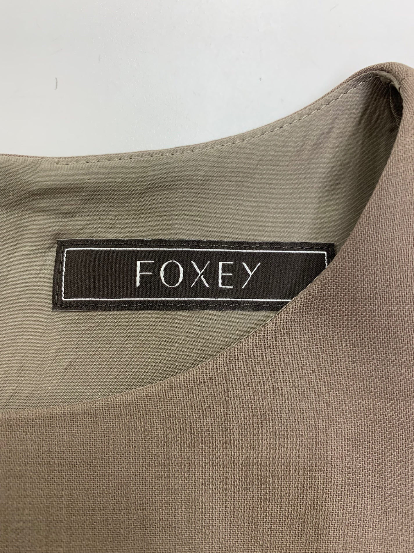 フォクシーブティック ワンピース Dress ノースリーブ 36296 ブラウン ITQWY6Z1VDJC