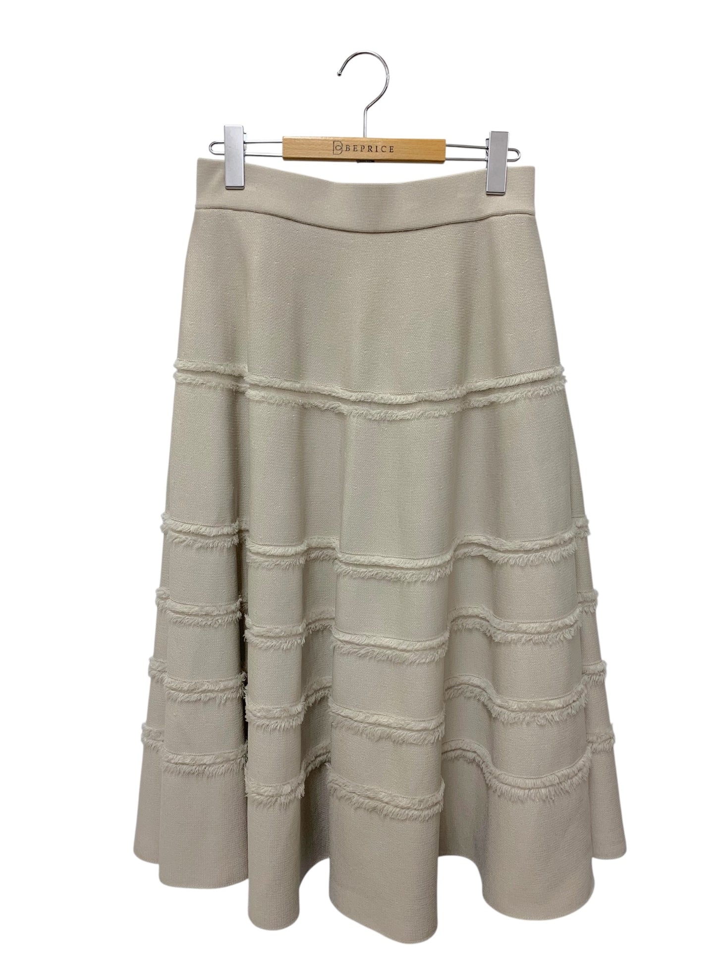 フォクシーブティック KNIT SKIRT RONDO ロンド 43274 スカート 42 ベージュ フレア ITIW0FN0DV7C