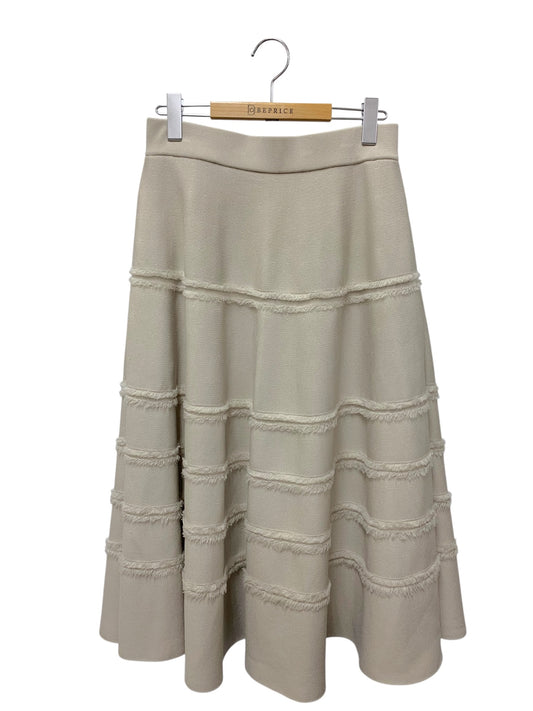 フォクシーブティック KNIT SKIRT RONDO ロンド 43274 スカート 42 ベージュ フレア ITIW0FN0DV7C