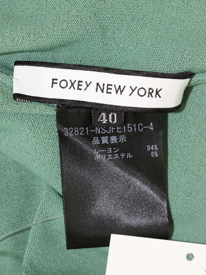 フォクシーニューヨーク アッパースタンダード 32821 カーディガン 40 グリーン IT4W01UIYBP0