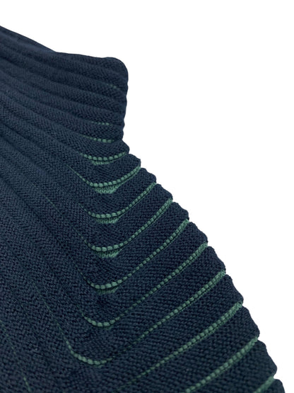 イッセイミヤケ IM43KKN258 ニット 2 ブラック ボトルネック クロップド ITPPG07GRSWM 【SALE】