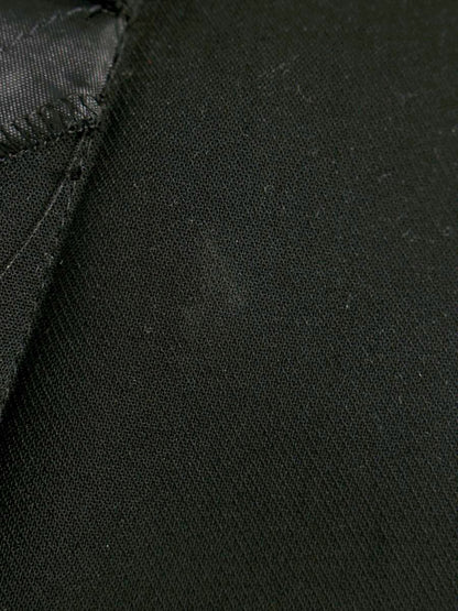 エムズグレイシー 516103 パンツ 38 ブラック ワイド フリル ウエストゴム IT0TQCN1PJYS