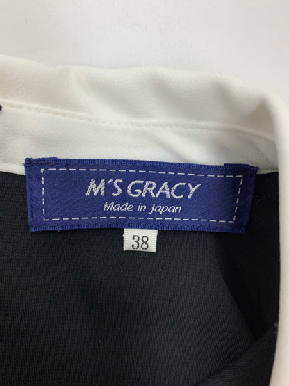 エムズグレイシー 白襟カットソー 415301 38 ブラック ITSDODJMXDQG 【SALE】