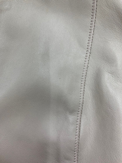 アナイ 10217-09-91-360 レザージャケット 36 ベージュ ノーカラー ITYT76BWNE4M