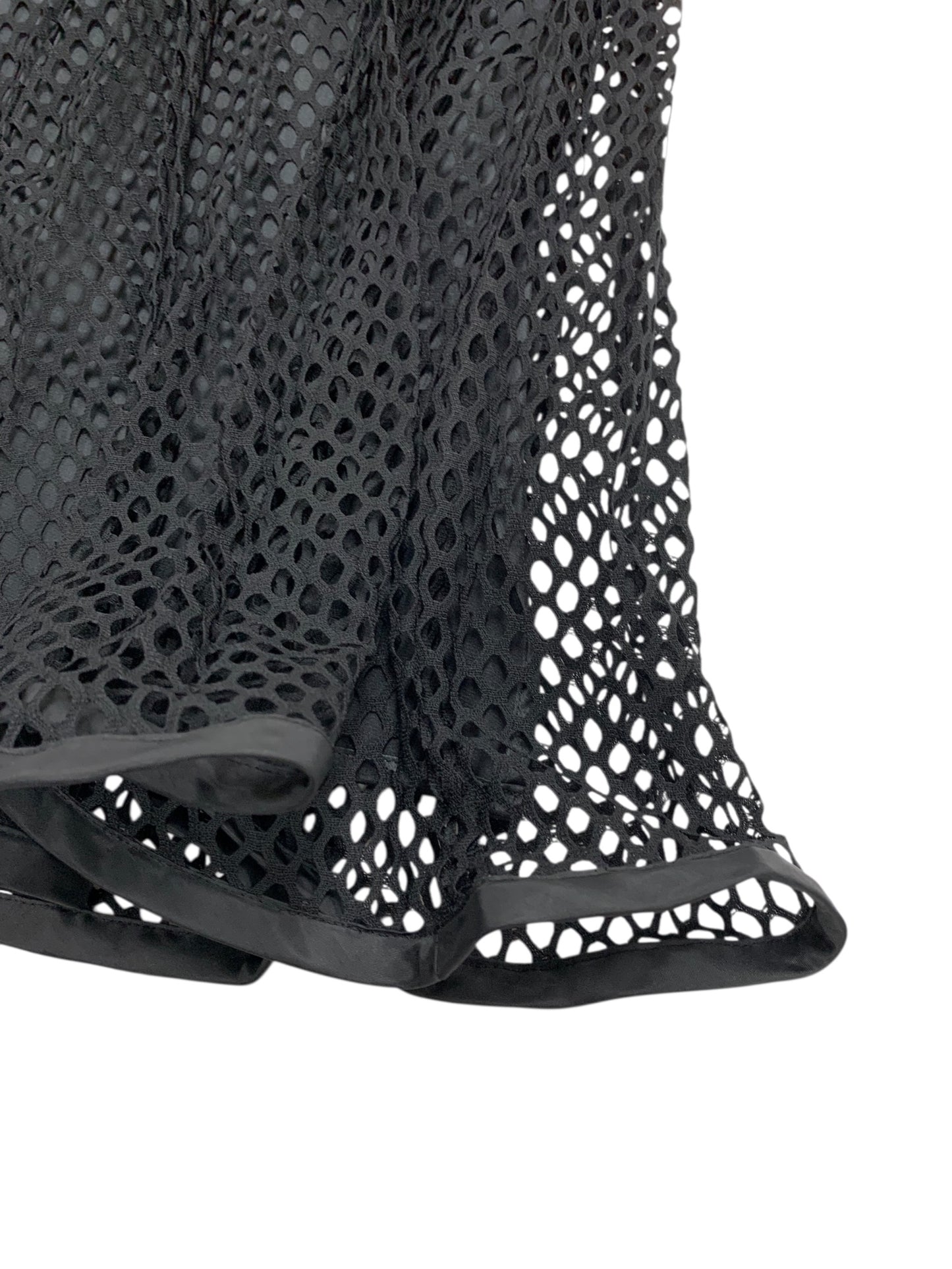 アンスリード 522530800601-01 スカート 36 ブラック メッシュ ロング ITL7HM1E3BSW