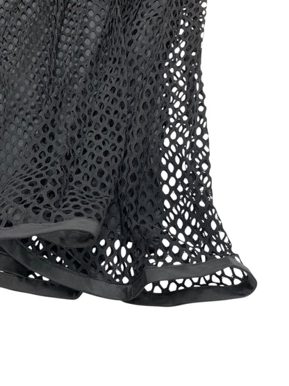 アンスリード 522530800601-01 スカート 36 ブラック メッシュ ロング ITL7HM1E3BSW