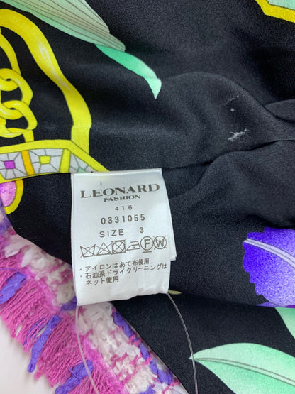 レオナールファッション ジャケット 0331055 3 ピンク ツイード ショート 半袖 24SS IT2DISX5JLIO 【SALE】