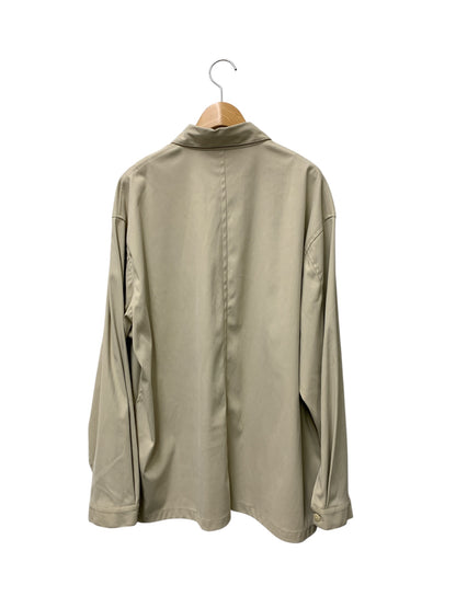 スティル バイ ハンド Synthetic leather over shirt / フェイクスウェードスキッパーシャツブルゾン BL06243 48 ベージュ ITMYFT9E7W24