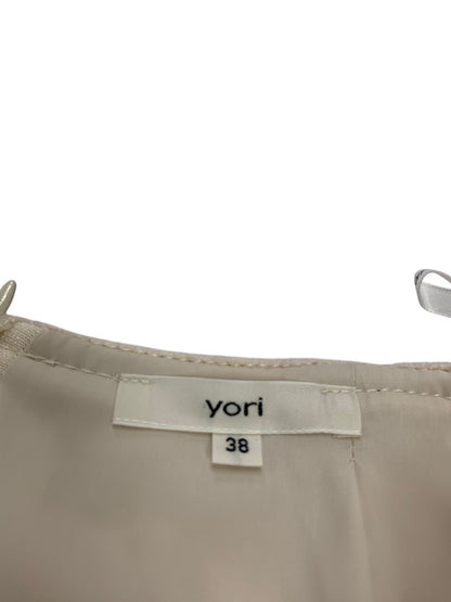 ヨリ YR2123-092AW スカート 38 ベージュ ウール モヘヤ混 フレア IT7V5CQO45YO 【SALE】