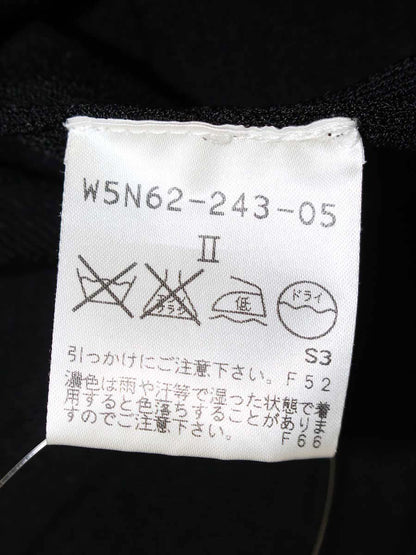 トゥービーシック W5N62-243-05 ニット Ⅱ ブラック 丸襟 フリル ITVKT8PYXJPT 【SALE】